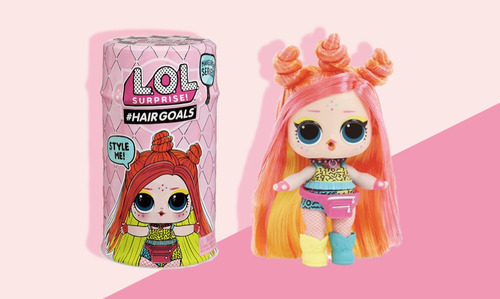 Imagen 2 de 12 de Lol Surprise Muñeca Sorpresa Hair Goals 2 Pelo Real 557067