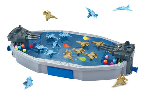 Juego De Mesa Batalla Naval Aviones Punteria Y Rapidez Niños