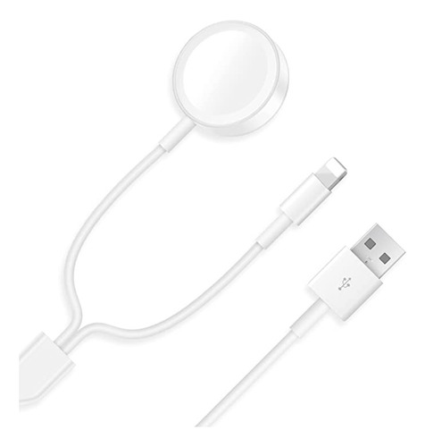 Cargador Rápido 2 En 1 Usb Cable Para iPhone Apple Watch