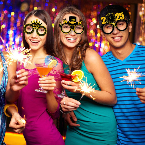 Bx Divertida Decoración De Gafas Para Fiesta De Año Nuevo