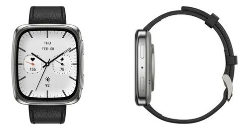 Smartwatch Amazfit Active 2 Square Versão Premium Cinza Preto