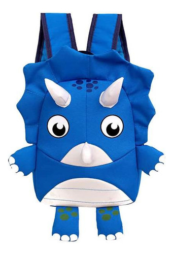 Mochila Infantil De Dinosaurio Escolar Varios Colores