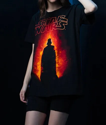 Playera Darth Vader Forjado Por El Fuego M scara De L tex 459