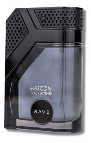 Marconi Black Intense Rave Lattafa Eau De Parfume 100 Ml