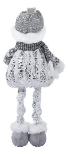 Muñeca De Navidad Retráctil Con Forma De Muñeco De Nieve