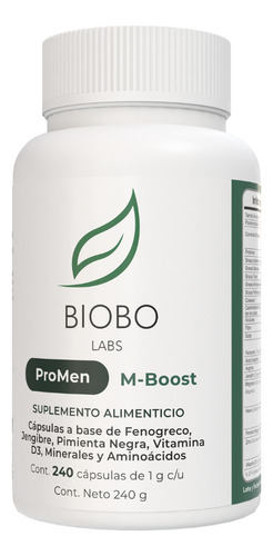 Biobo Labs Promen M-boost 240caps Sabor Sin Sabor