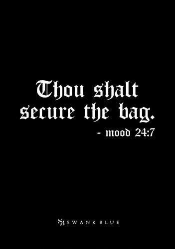 Thou Shalt Secure The Bag Journal, De Swank, Olori. Editorial Oem, Tapa Blanda En Inglés