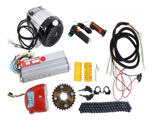 Kit De Motor Sin Escobillas De 800w 48v Dc E-bike Triciclo S