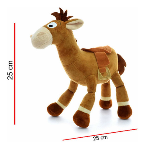 Imagen 4 de 6 de Caballo Peluche Tiro Al Blanco Toy Story 25cm Phi Phi Toys