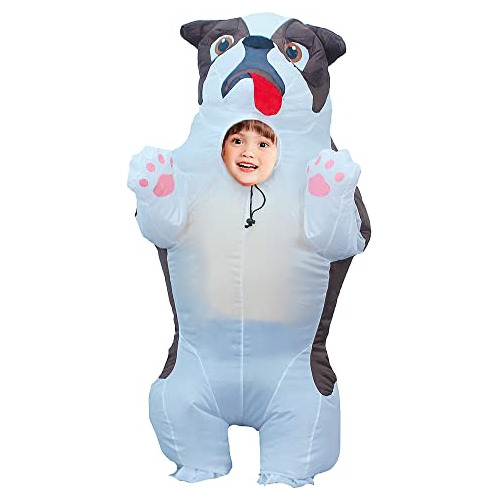 Disfraz De Perro Inflable Niños, Traje Hinchable De Ca...