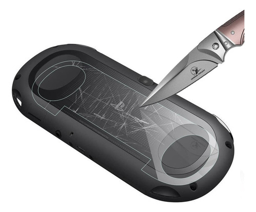 Akwox - Protector De Pantalla Para Ps Vita 2000 cristal Tem