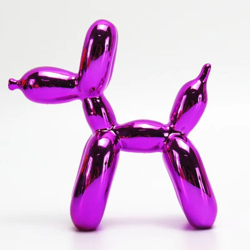Escultura Perro Globo Moderna Decoración Del Hogar Figuras