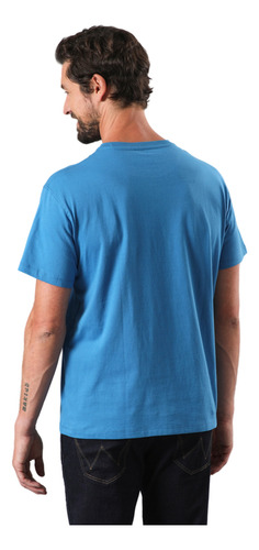 Polera Hombre Slogan Sign Off Tee Deep Water