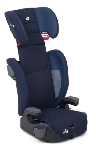 Poltrona elevatória Joie Elevate de 9 a 36 kg com encosto removível, cor azul marinho profundo