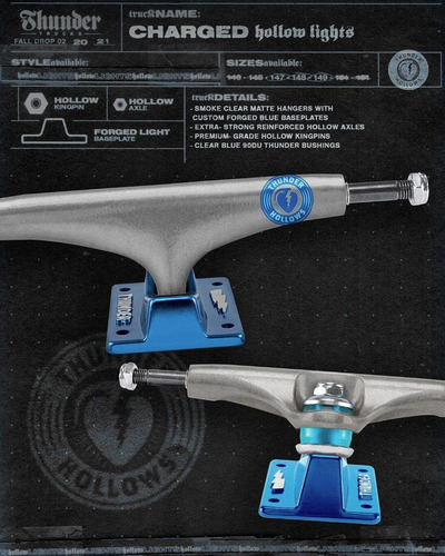 Truck Skate Charged Hollow Lights Thunder 149 | Laminates