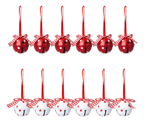 Cascabeles Navideños La Campana, 12 Unidades