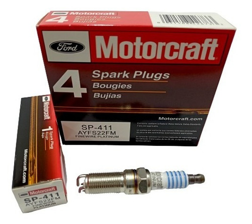 Bujia Motorcraft Sp411 Ford Fiesta Motor 1.6 C/u