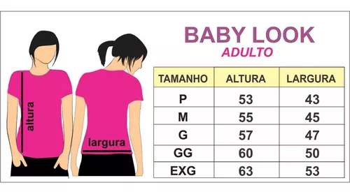 Kit 2 Camisetas Babylook Gola V Feminina - Preto – Basicamente