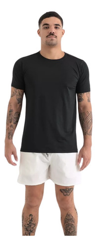 Camiseta Masculina Térmica Dry Fit Lisa Premium  