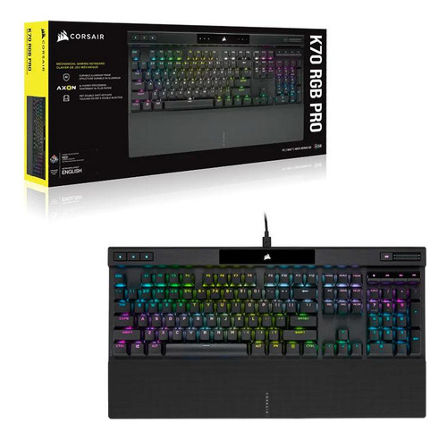 Teclado Mecanico Corsair K70 Rgb Pro, Switch Cherry Mx Red
