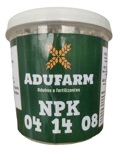 Adubo Fertilizante - Npk 4-14-8 - Granulado 1kg P/ Plantas