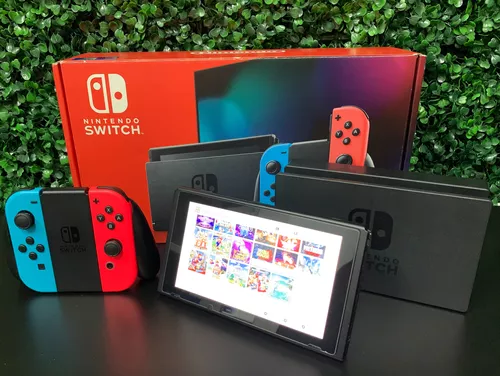 Nintendo Switch Neon E Jogo A Escolher Pokemon Zelda Mario