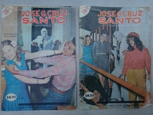 2 Fotonovelas José G Cruz Santo El Enmascarado De Plata 1981