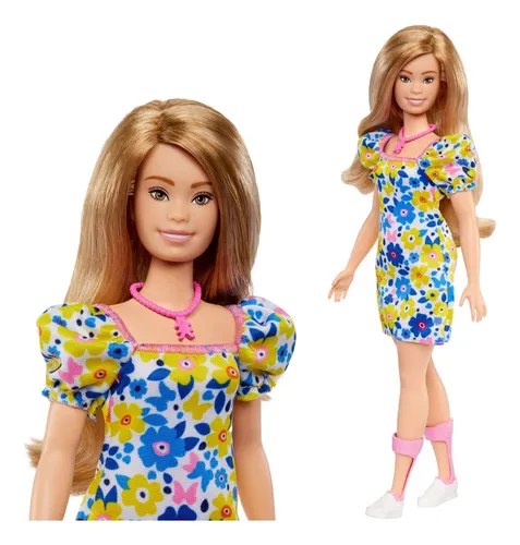 Barbie Com Síndrome De Down Boneca Articulada Mattel Hjt05
