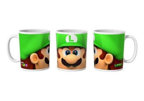 Taza / Mug Mario Bross - Luigi - Nintendo - Bowser - Peach