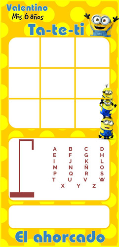 Combo Juegos Multi Palabra Tateti Y Ahorcadox30 + 30 Marc