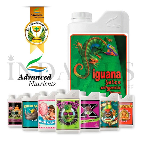Iguana Juice Bloom Orgánico 1l Aditivo Advanced Nutrients