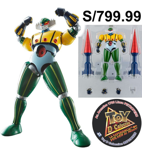 Imagen 4 de 10 de Mazinger Z Vengador Kotetsu Jeeg Bandai Chogokin Gx-01 Toy D