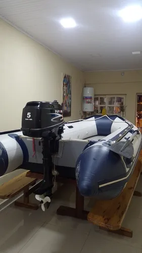 Gomon Hifei 3,20mts Piso Aluminio C/motor 5hp 4t Parsun/2024