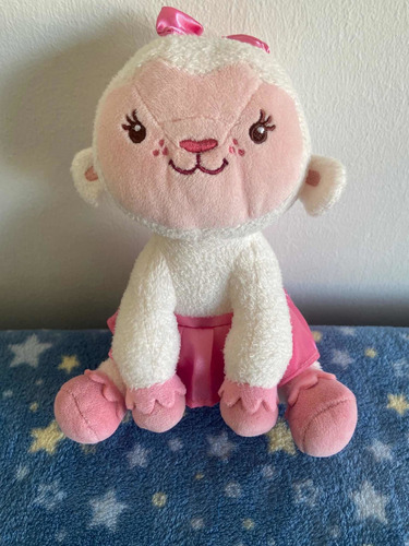 Peluche Lambie Oveja Doctora Juguetes Sentada 19 Cm Usada