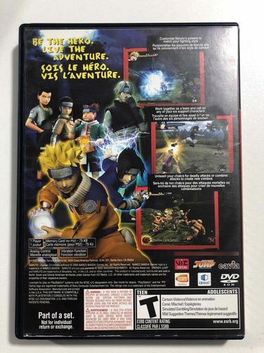 Naruto Uzumaki Chronicles Ps2 Original Midia Fisica