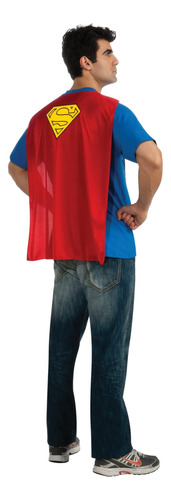 Rubies Dc Comics Superman Disfraz De Disfraz Con Cape Para Fiestas Temáticas Y Halloween, Azul, X-large