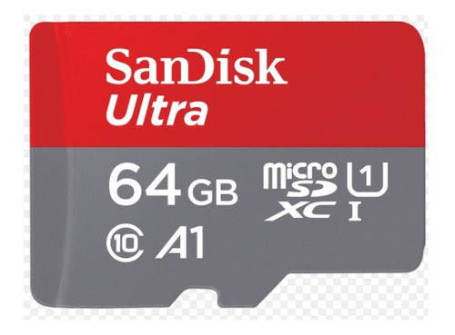 Memoria Microsd Sandisk Ultra 64gb 120 Mb/s A1 Profesional