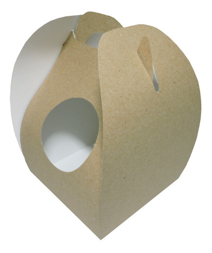 Cajita Feliz Cfz6 X 50u Packaging Blanco Madera 