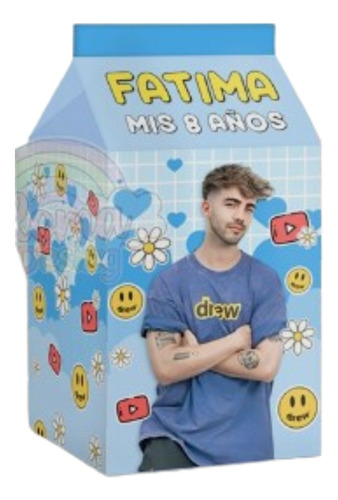 10 Cajitas Milk Box De Fede Vigevani