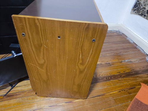 Escritorio De Madera Enchapada Con Cajonera 111x75x51cm Madera