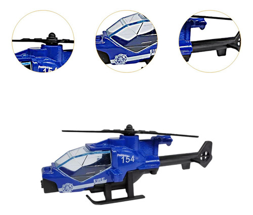 1/64 Escala Diecast Liga De Helicóptero De Helicóptero