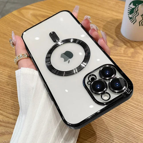 Funda Para iPhone 15, 16, 14 Plus, 13, 12, 11 Pro Max, Cámara, Lente, Protector De Cristal Para Cargador Inalámbrico Magsafe, Funda De Cargador Inalám