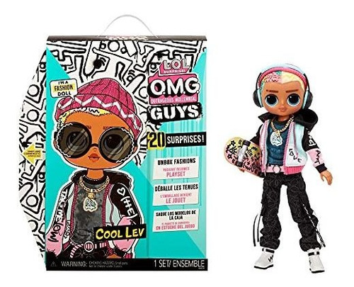 Lol Surprise Omg Guys Fashion Doll Cool Lev Con 20 Sorpresas