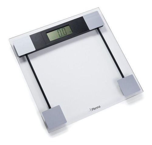 Balança Corporal Digital Onix Transparente, Hasta 150kg Cor Prateado