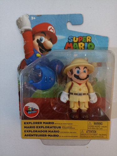 Figura Súper Mario Bros Articulada Con Accesorio (Usado)