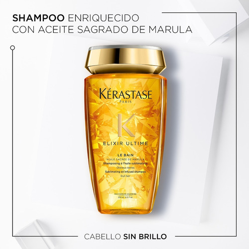 Shampoo Kérastase Bain Elixir Ultime Aceite Marula 250 Ml