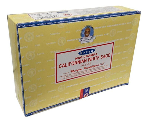 Incenso Californian White Sage Massala Satya Mini 7,5g