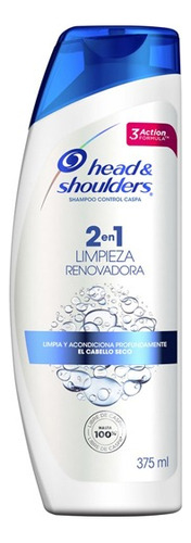 Shampoo Head & Shoulders 2 En 1 Limpieza Renovadora 375ml 