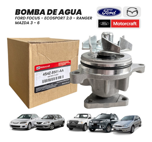 Bomba De Agua Ecosport 2.0 Focus Ranger Mazda 3 Mazda 6