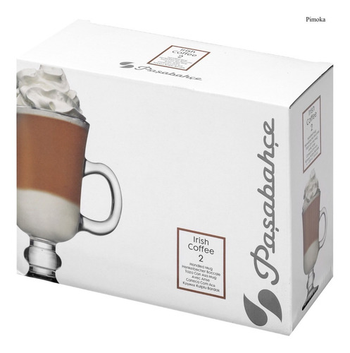 Imagen 3 de 4 de Juego De 6 Tazas De Vidrio Para Capuchino Café 225ml
